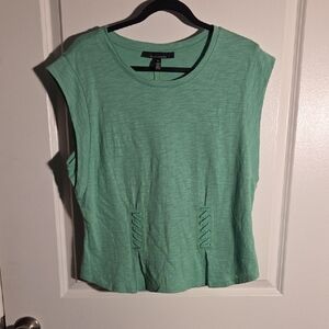 White House Black Market Light Green Muscle Tee